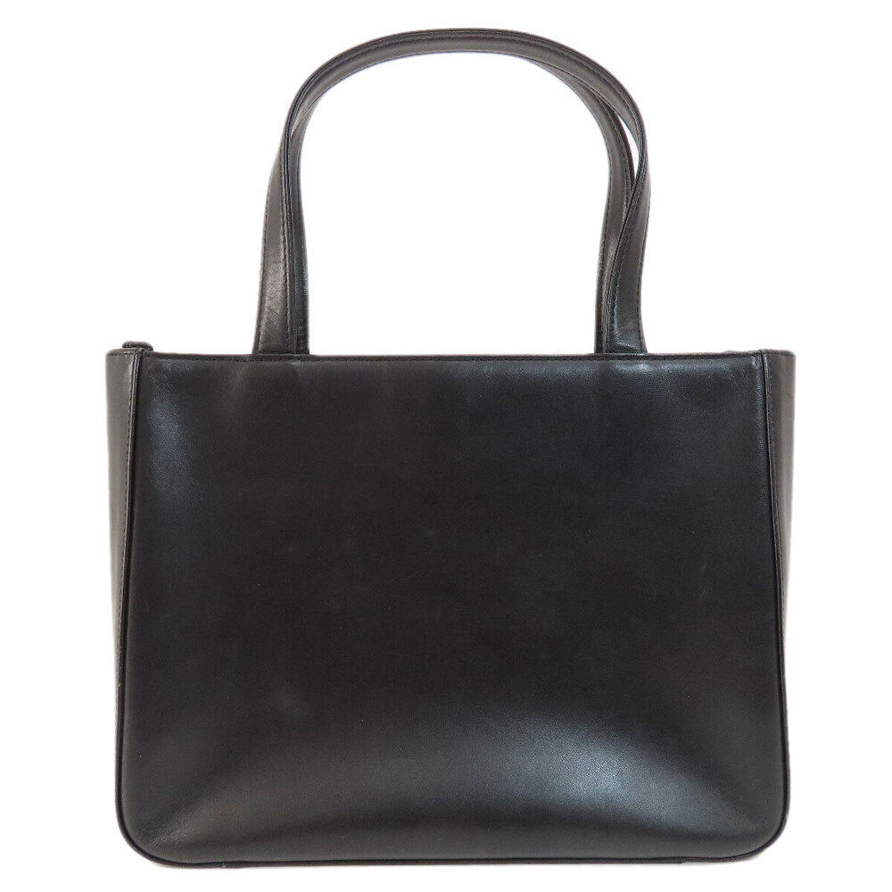 Burberry Nova Check Leather Handbag Black